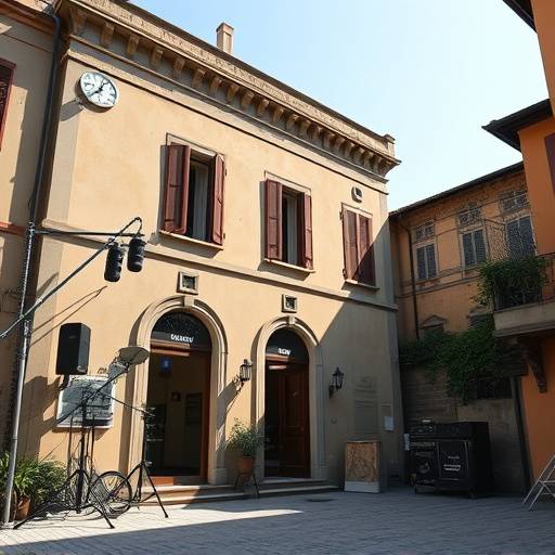 Esterno dello studio di registrazione Studio Audio Creativo a Firenze