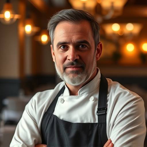 Ritratto di Giovanni Verdi, chef e ristoratore